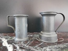 pichets miniatures en étain vintage CURIOSITY by PN