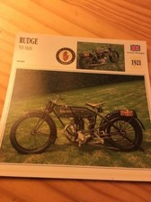 Rudge 500 Multi 1921 Carte