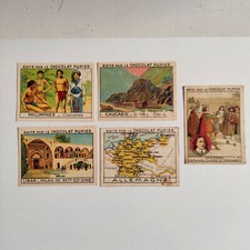 5 CHROMOS IMAGES CHOCOLAT