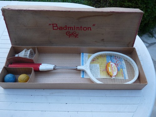 Ancien jeu badminton - ancien, en