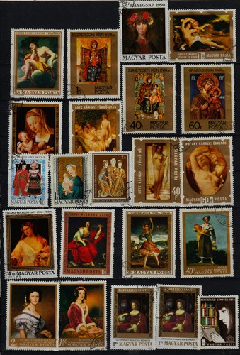 Hongrie timbres - 22,