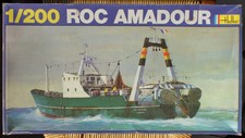Roc Amadour 1/200 608 Heller Maquette Model Kit Chalutier Trawler Pêche