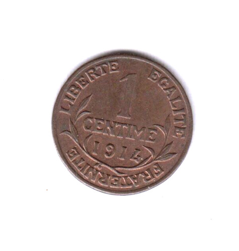 France centime 1914 - france, 1914,