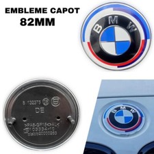 1 Logo BMW Insigne logo Capot ou Coffre 82mm emblème BMW 50E anniversaire