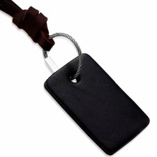 Collier réglable en cuir