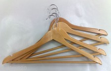 50 X Bois Cintres Vêtements
