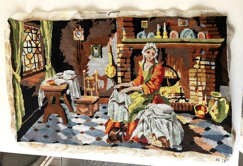 Ancien canevas fini - canevas, scene