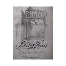 WAGNER Richard Rienzi Opera ca1870