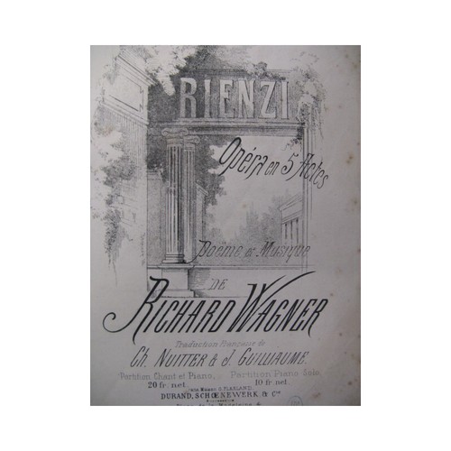 Wagner richard rienzi opera - richard,