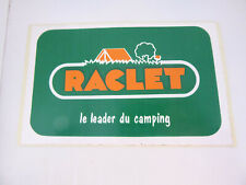 AUTOCOLLANT / STICKER - RACLET