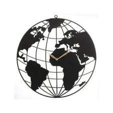 HORLOGE DESIGN CARTE DU MONDE