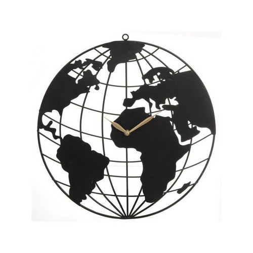 Horloge design carte monde - carte,