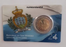 DISPO Coincard 2€ ST MARIN 2024 Pièce non commémo. Envoi en suivi.