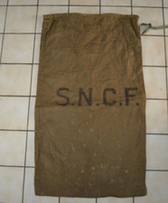 Ancien sac SNCF couleur kaki (60 x 110)