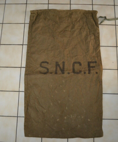 Ancien sac sncf couleur kaki - sncf,