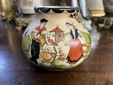 Beau vase boule en FAIENCE DE