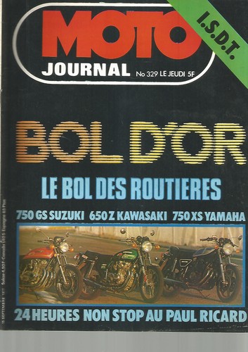 Moto journal 329 bol - bol, /