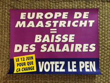 Affiche FN FRONT NATIONAL LE