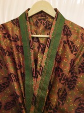 Robe Kimono Midi En Soie Pure