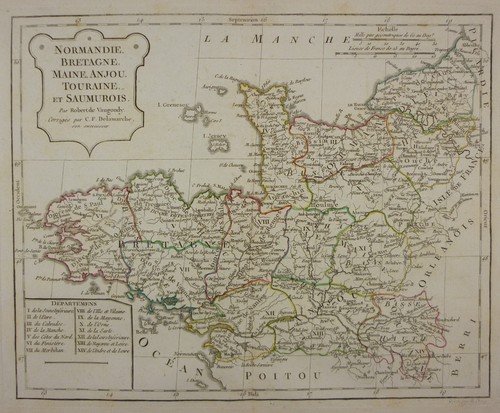 Carte ancienne france - ancienne,