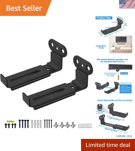 Soundbar wall mount all metal - soundbar, mount,all