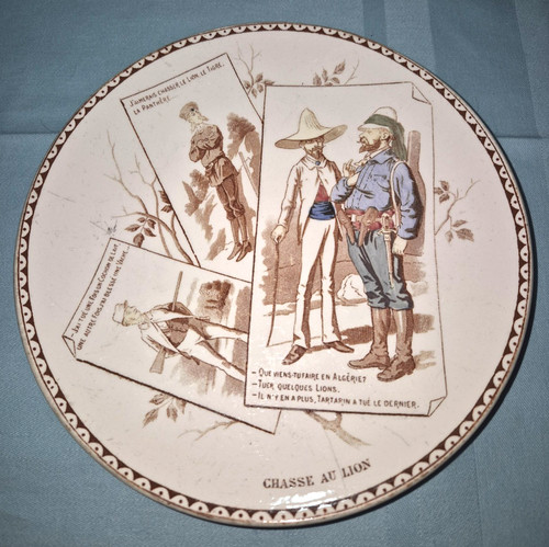 Assiette parlante chasse au - assiette,