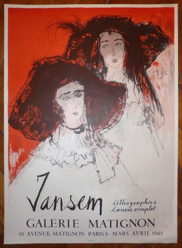 Jansem jean affiche - jean,