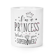 I'M A Princesse ce qui Est Your Superpower Maquillage Brosse Crayon Pot - Filles