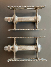 RARE ! Pédales Anciennes FAUCHEUX / LYOTARD (M14x1,25) 1930/40's Vintage Pedals