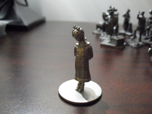 1990s pewter metal small girl - 1990s,