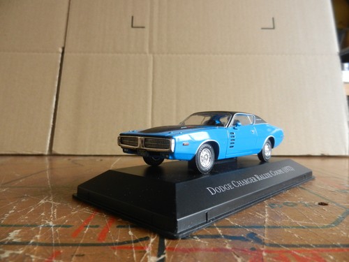 Dodge charger rallye bleu - charger, 1972