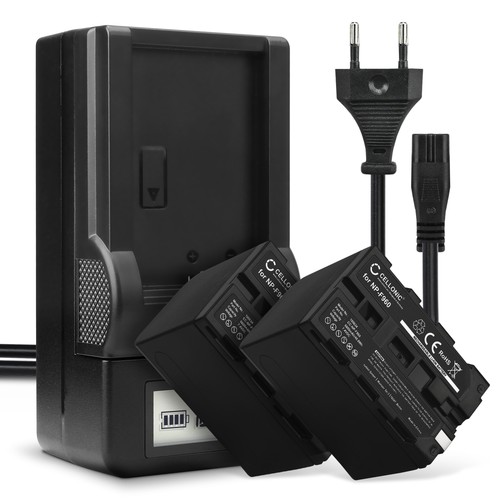 Batterie pour sony hvr z7e - 2x,