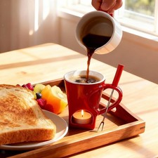 Service à fondue au chocolat