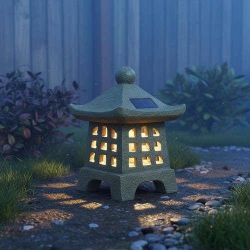 Lampe pagode jardin - pagode,