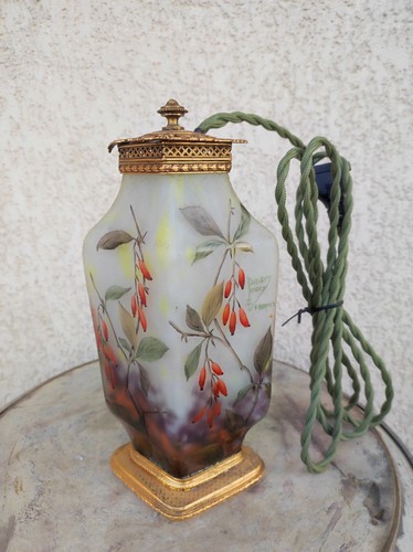 Vases daum nancy france lampe - daum,
