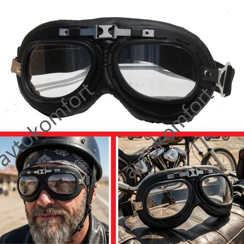 Lunettes moto rétro - moto, style