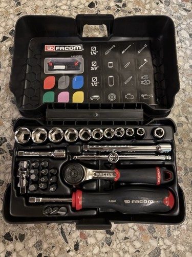 Coffret cliquet 4 facom - cliquet, 1/4
