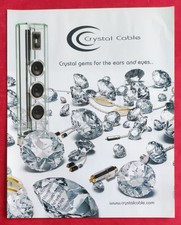 PUBLICITE DE PRESSE:  CRYSTAL CABLE Orfèvrerie Cristallière  2010