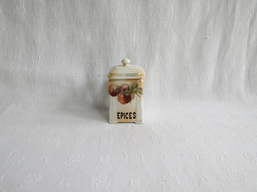 Pot épices porcelaine - à,