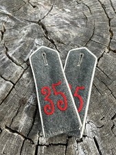 Paire de Pattes d’épaules Allemande IR35  WW1 Verdun Somme Capote Vareuse