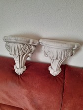 Paire consoles murales  en plâtre Style Baroque 