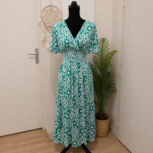 Titre robe longue bohème - titre, :robe
