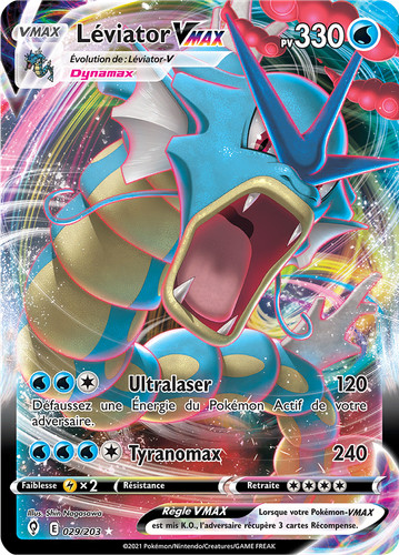 Carte pokémon léviator vmax - carte, léviator-vmax