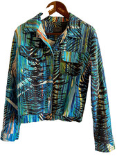 CARLA KOPS jeans veste style veste en jeans taille 1 ou 36