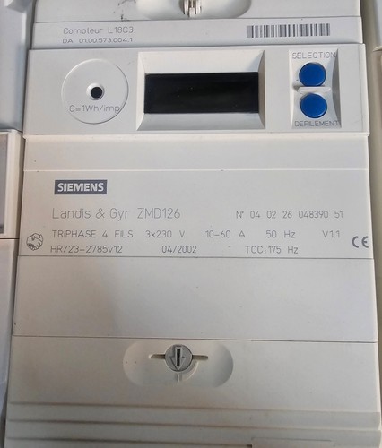 Compteur électrique triphasé - compteur,