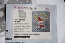 GRILLE POINT DE CROIX thème  Noël.Modes &Travaux 