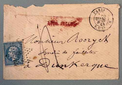 Lettre de paris - yt,