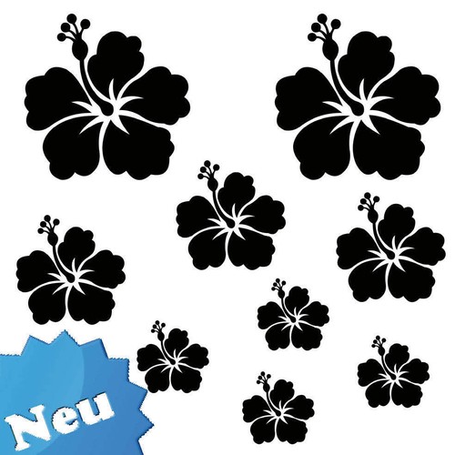 Hibiscus xxl sticker mural - 9,