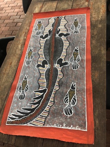 Peinture aborigène - peinture,