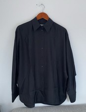 Cos Chemise Noire En Soie